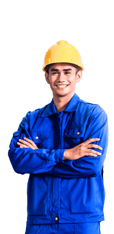 Man in Banner